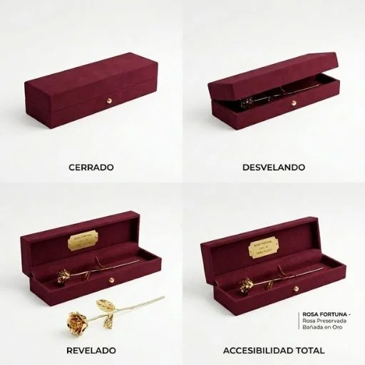 Rosa fortuna oro serie fuego